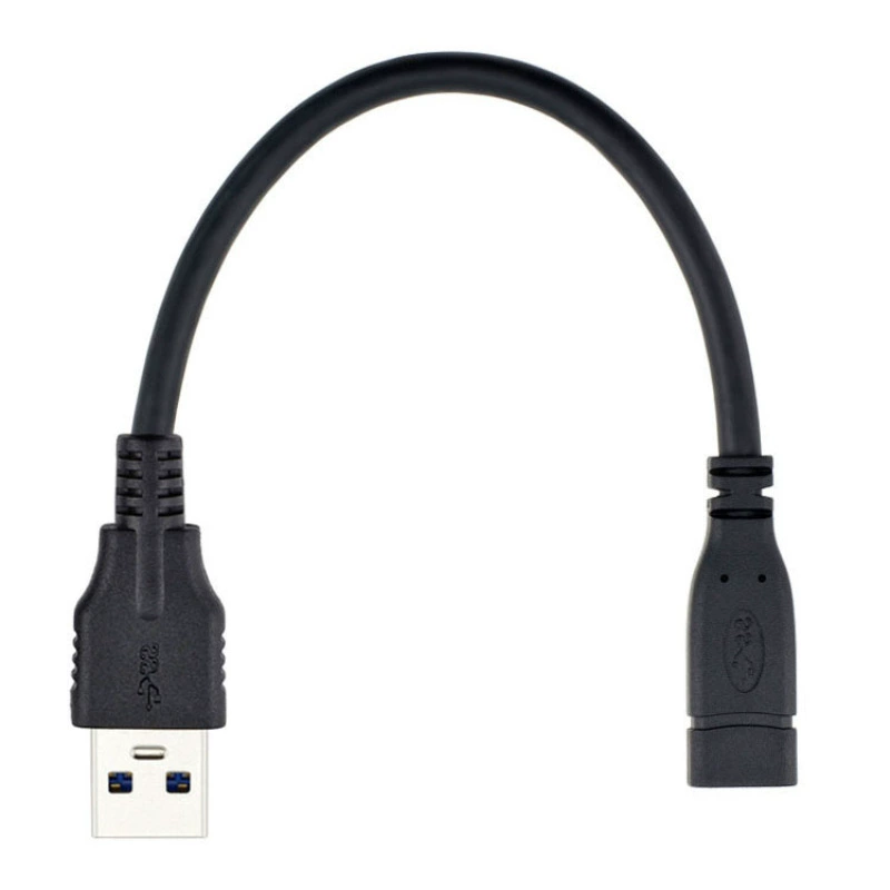 USB3.0 на Type-C на USB3.0, кабель передачи данных 5 Гбит/с для удлинения и передачи