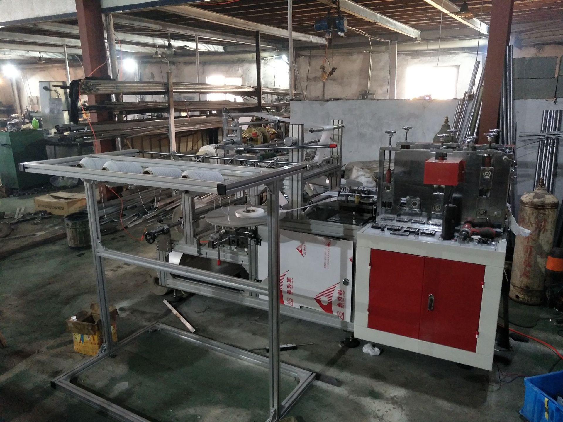 一次性无纺布超声波袖套机