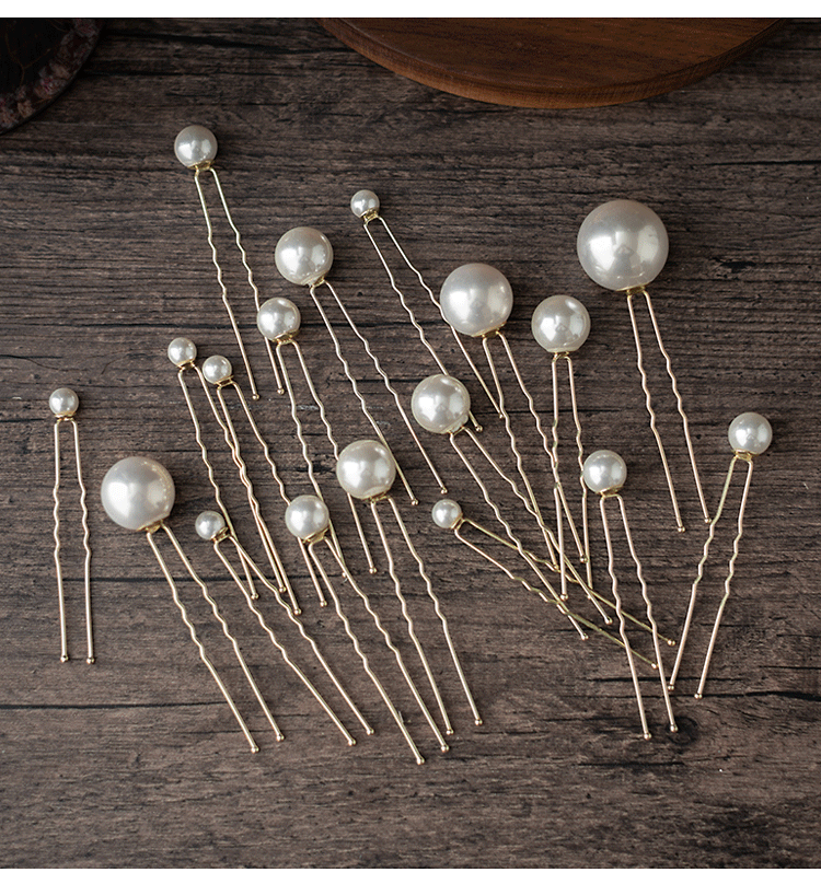 Fashion Geometric Alloy Artificial Pearls 18 Pieces display picture 3