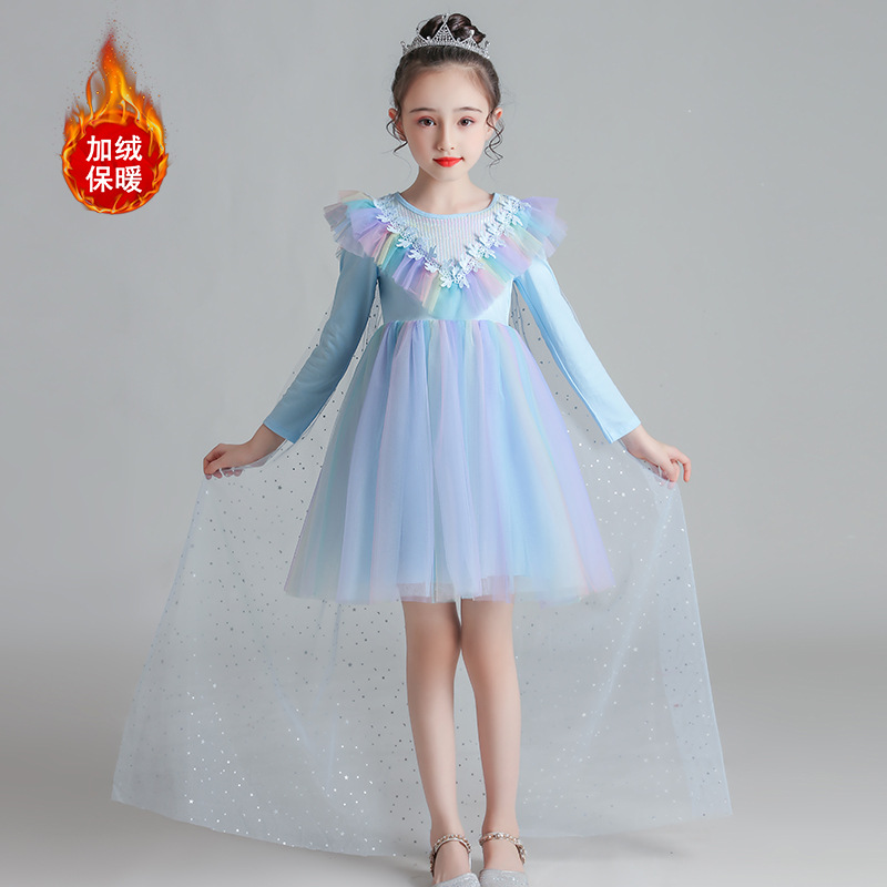 2020 new princess dress girls performanc...