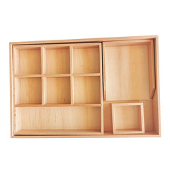 Montessori teaching tools sticker work box manual box storage box Montessori benefit intelligent early education kindergarten daily life area