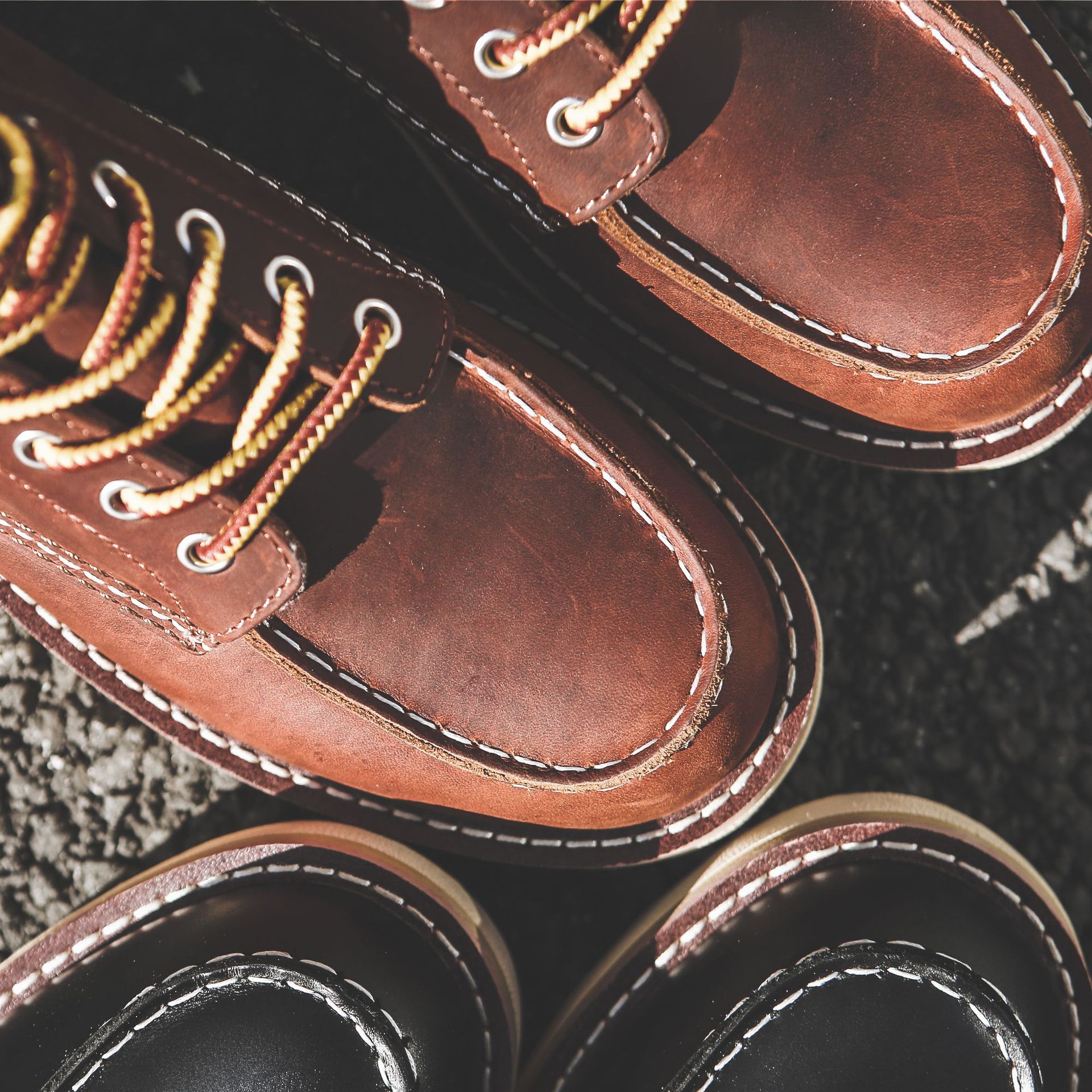 Title 40, Stivali Martin piatti slip-on retrò da lavoro d...