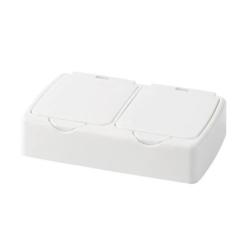 Cotton swab box Cotton swab storage bucket with cover dust-proof toothpick sewing drawer classification small box household parts storage box