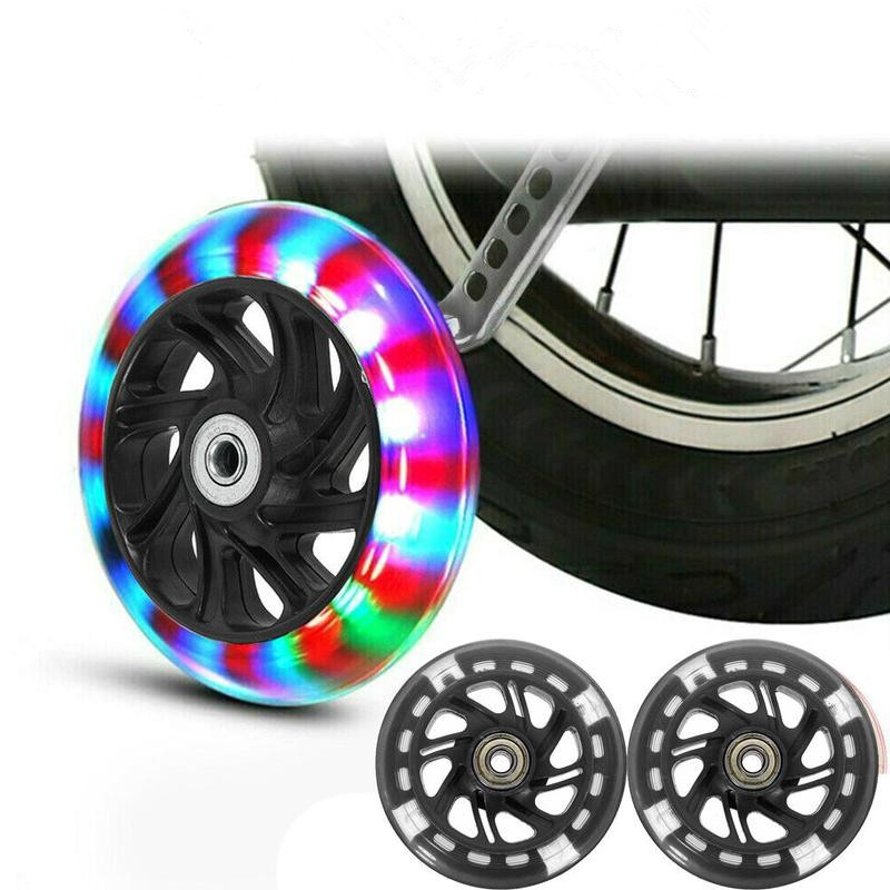 Children's bicycle auxiliary wheel Universal silent balance rubber bicycle auxiliary wheel 12 14 16 18 20 inch accessories