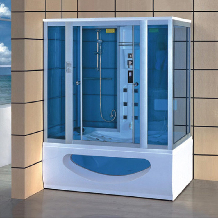 Baño integrado baño de vapor ducha acrílico doble bañera de doble uso surf masaje baño integrado