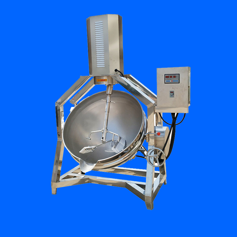 凉糕熬制锅 200L电加热熬糖机器 工业用恒温双层全自动煮豆浆锅