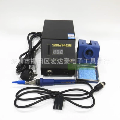 Yihua YH-942 умный Электрический паяльник паяльная станция с постоянной температурой Бессвинцовая паяльная станция Подключаемая паяльная станция мощность 75 Вт