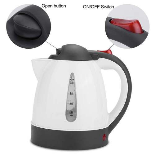 Large capacity 1000ml car kettle multifunctional water cup RV heating kettle car travel kettle