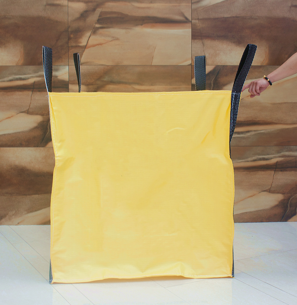 厂家直销定制开口平底黄色吨袋集装袋 方形吨袋加厚吨袋 可印刷