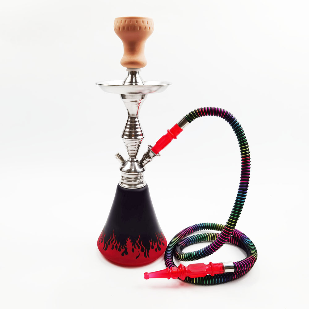 跨境工厂货源阿拉伯水烟套装酒吧用不锈钢水烟壶水烟配件hookah|ms