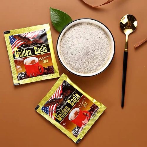 Russian original imported classic instant three-in-one coffee 1000g/bag 50 small bags Big Eagle Coffee