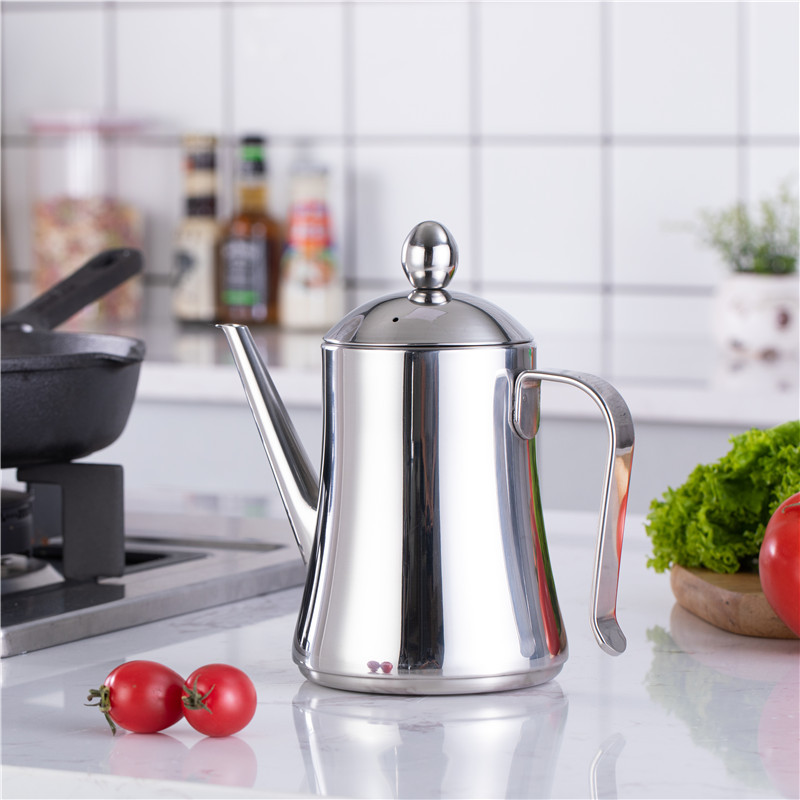 304 Stainless steel Oil pot kitchen Lecythus Oil tank household Cooking oil filter thickening No oil leakage