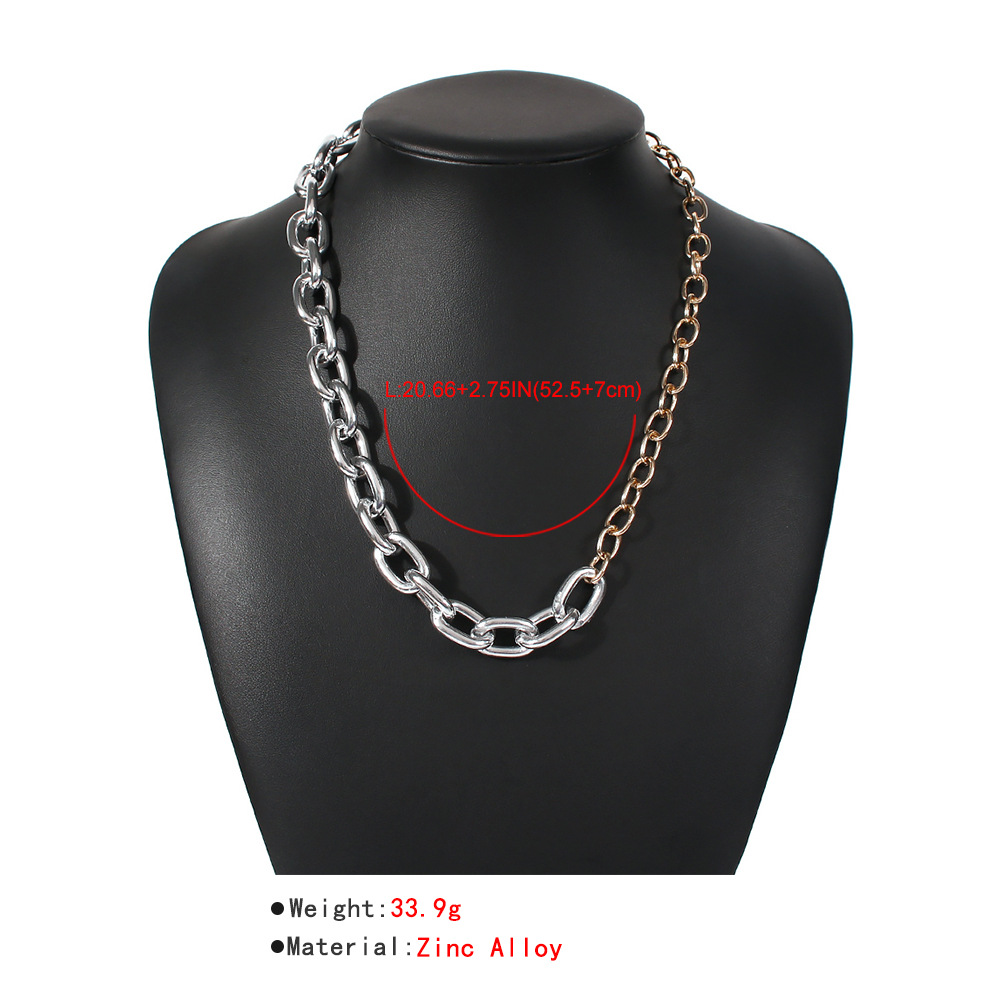 Thick Chain Exaggerated Fashion Trendy Necklace display picture 4