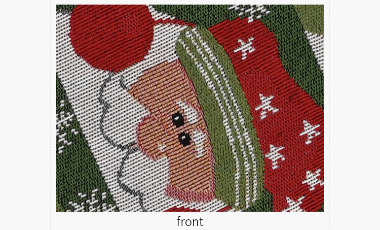 Weihnachtsdekorationen Gestrickte Stoff Tisch Banner Kreative Weihnachtsdekoration display picture 3