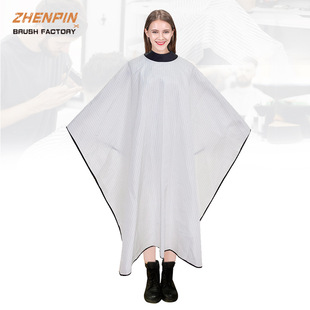 Hair salon Barber scarf waterproof non-stick hair scarf hot dyeing hair treatment apron striped scarf foreign trade hair scarf