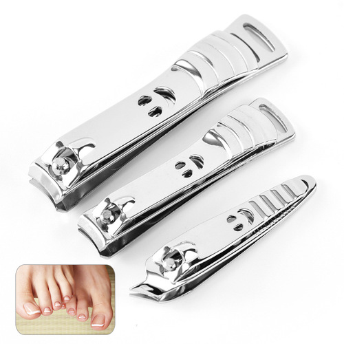 Customizable home carbon steel smiley face nail scissors multifunctional creative manicure manicure oblique tip nail clipper tool