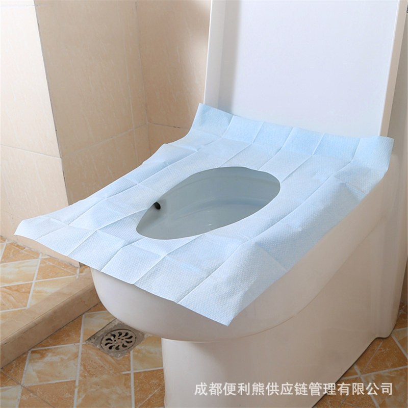 10片一次性马桶垫产妇厕所防水坐垫纸旅行装备便携加长粘贴坐便套|ms