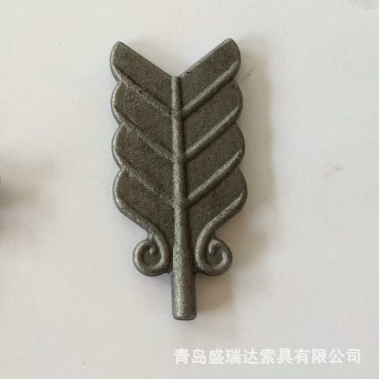 供应建筑铁艺栏杆配件铁艺阳台楼梯栏杆护栏矛头实心焊接枪头防护