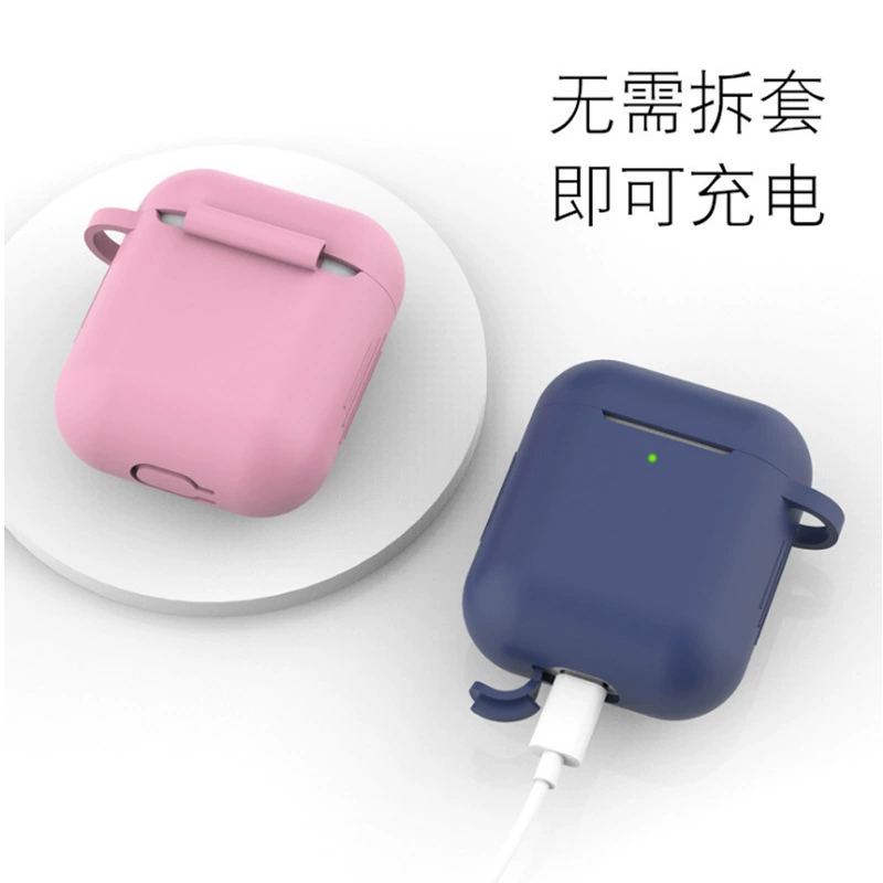 Комплект наушников AirPods подходит для AirPods первого и второго поколения — универсальная силиконовая защитная крышка для наушников Apple