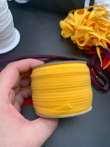 6mm flat solid elastic band underwear belt N95 belt outlet disposable can be ordered to be dyed in various colors
