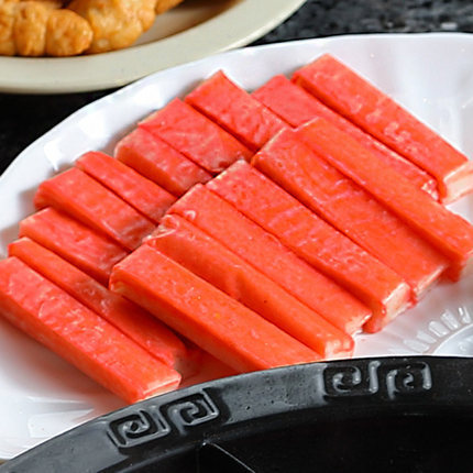 Crab foot sticks, crab sticks, crab meat sticks, Korean hot pot ingredients, sushi, Oden, spicy hot crab sticks 250g