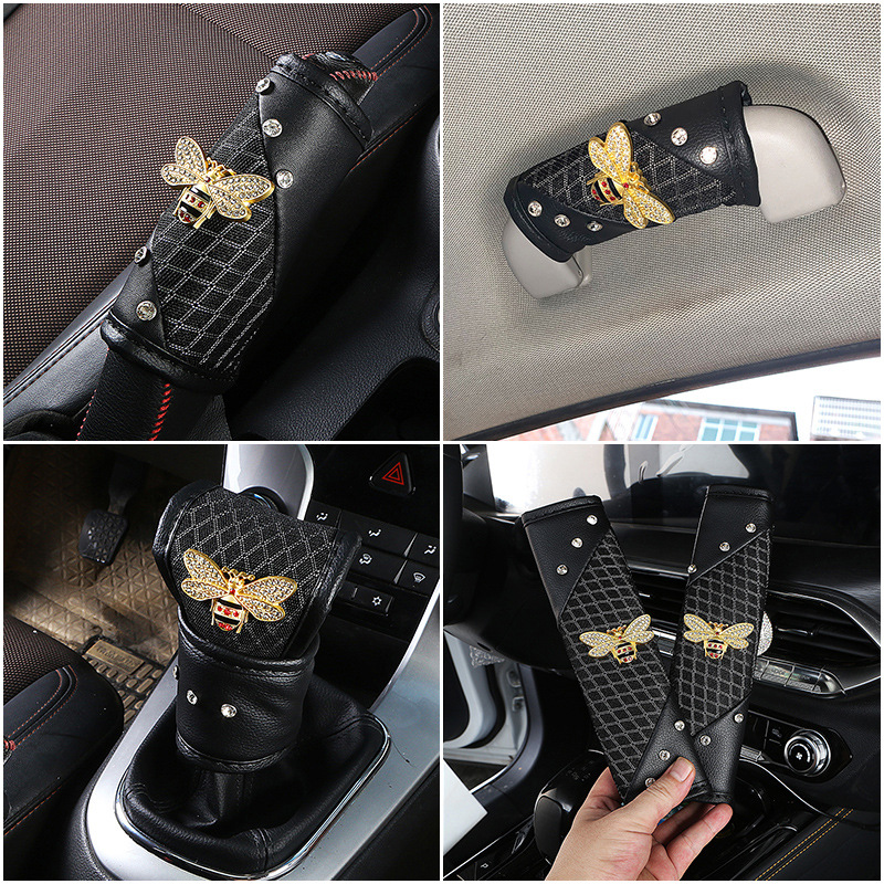 automobile Set of ornaments summer ventilation Borneol The car Handbrake Gear Rod sets Safety belt Shoulder protector Mirror sets