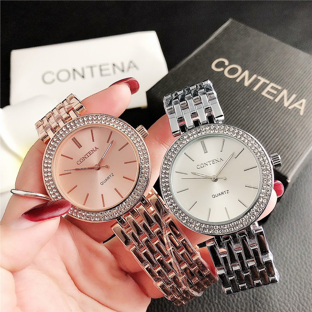 Montre classique à Quartz pour femmes, ensemble de diamants et d'eau, étoile, bracelet en acier, offre spéciale, 2023_voghion.com