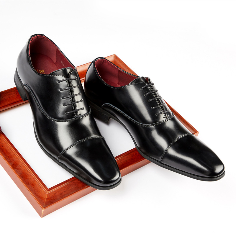 Chaussures homme en cuir véritable - Ref 3445603 Image 3