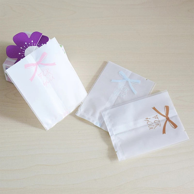 中秋節月餅袋半透明蝴蝶結食品袋蛋黃酥冰皮月餅機封袋餅幹袋現貨