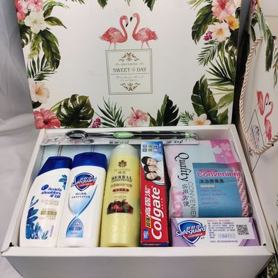 100ML洗发水沐浴露护发素礼盒装单位公司员工福利洗护套装商务礼