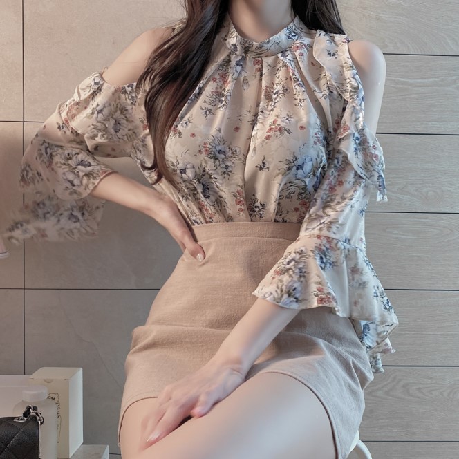 Chemisier en Mousseline de soie - Ref 3429386 Image 3