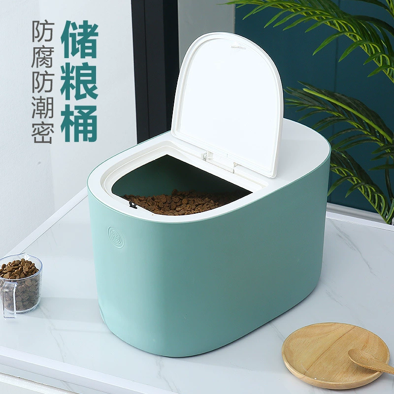 Ведро для хранения домашних животных уплотнение влагостойкий корм для кошек уплотнение ведро для хранения кошачьих кормов ящик для хранения кошачьих принадлежностей