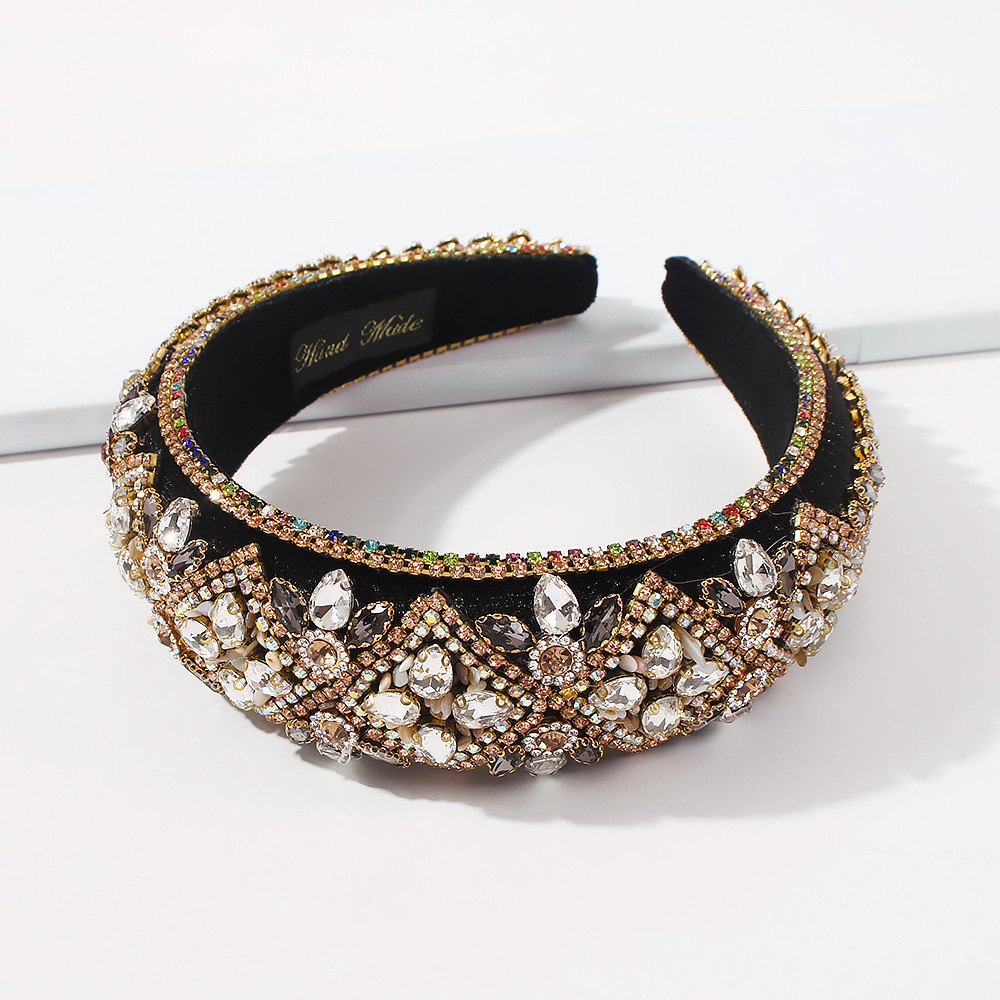 Fashion Thick Sponge  Baroque  Headband display picture 5