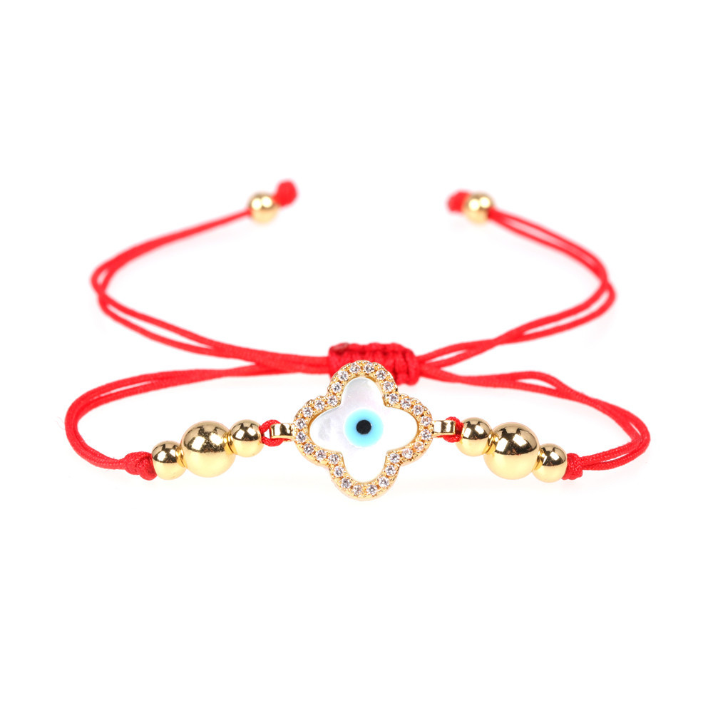 Hot Sale Red Rope Bracelet Fatima Woven Bracelet Cross Border Jewelry Devil Eye Bracelet Wholesale display picture 9