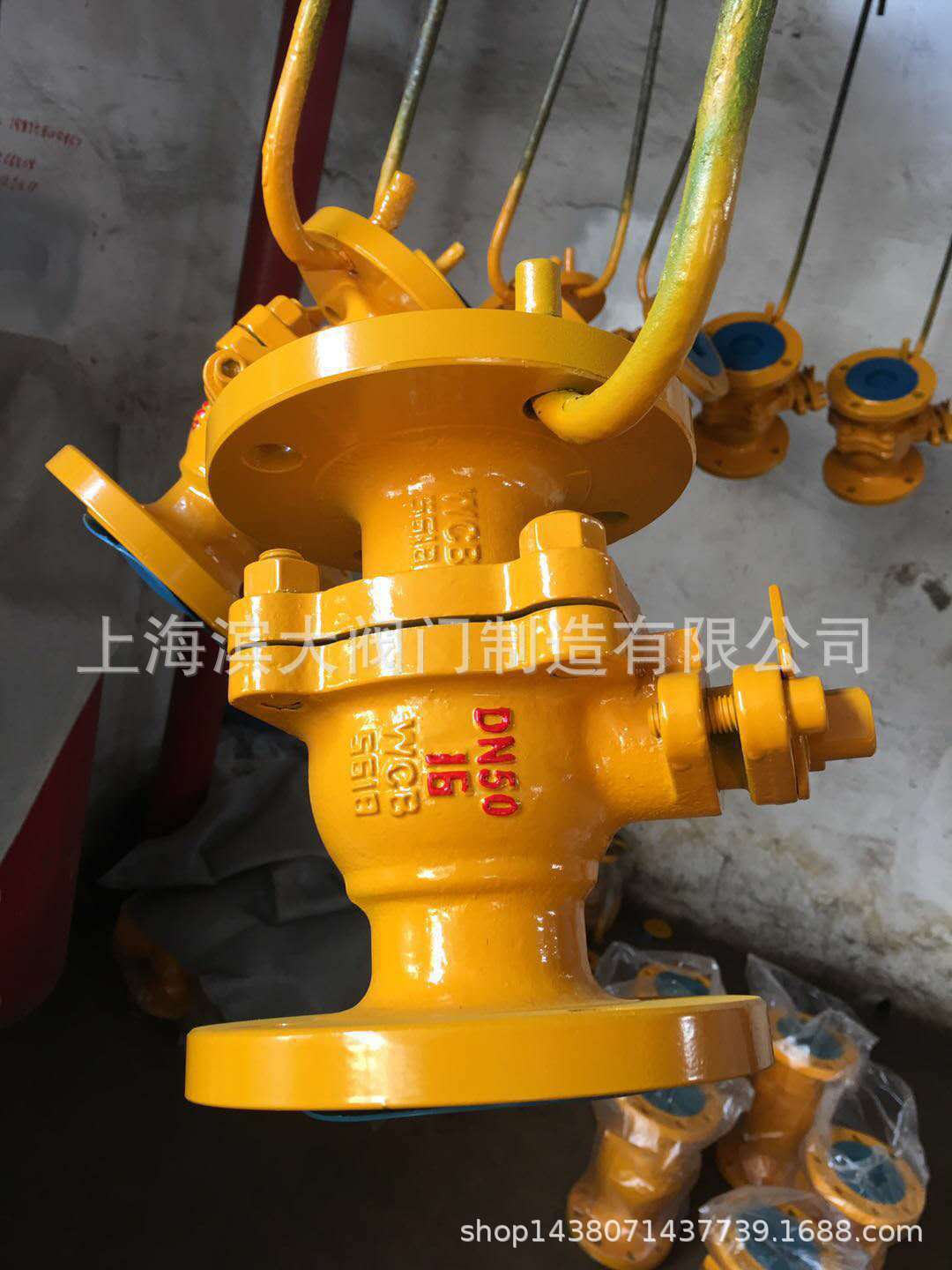 上海滨大阀门 Q41F铸钢法兰氨用球阀DN15-DN100