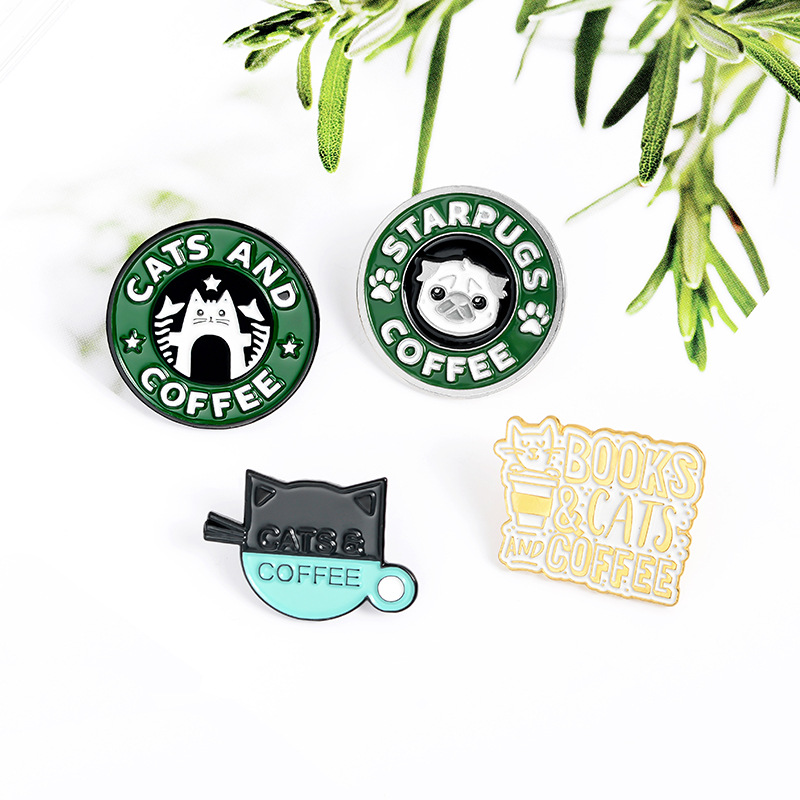 Cat Café Badge