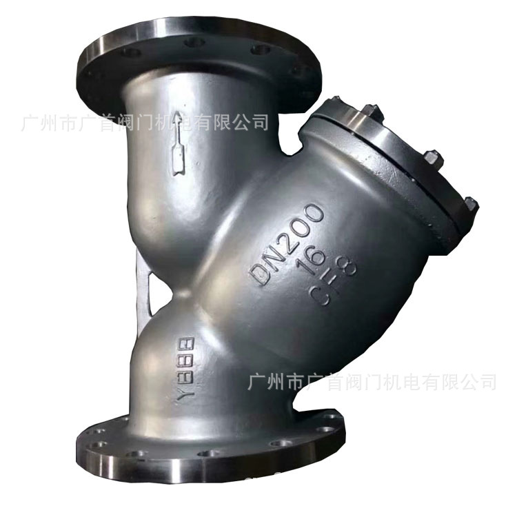 304 316L不锈钢Y型法兰过滤器耐腐蚀高温过滤器GL41W/H-16P