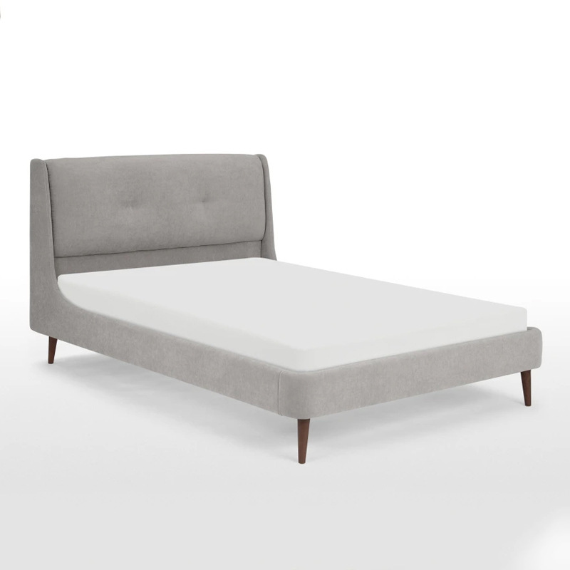 Cama blanda nórdica personalizada dormitorio principal paquete de tela doble moderno simple de 1,5 metros cama de matrimonio tatami nueva