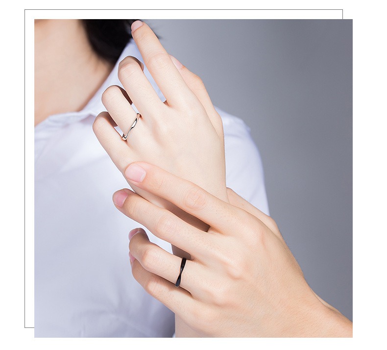 Simple Style Solid Color Copper Plating Rings 1 Piece