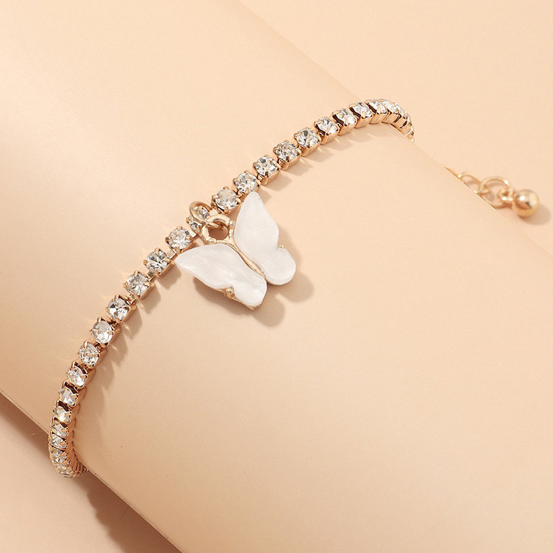 New   Trend Fashion Full Diamond Bracelet Bracelet  Wild Creative Small Butterfly Bracelet Nihaojewelry Wholesale display picture 34