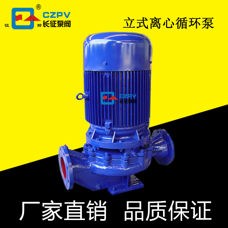 厂家供应 CZLR50-125立式热水管道离心泵 热水循环泵 1.5KW