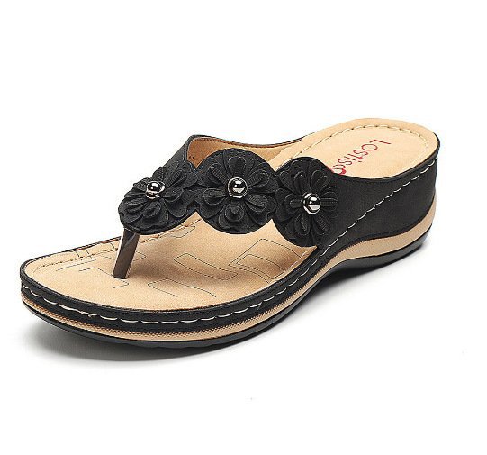 Women's Thongs Flip-Flops Beach Travel Synthetic Lightweight Adjustable Straps_voghion.com