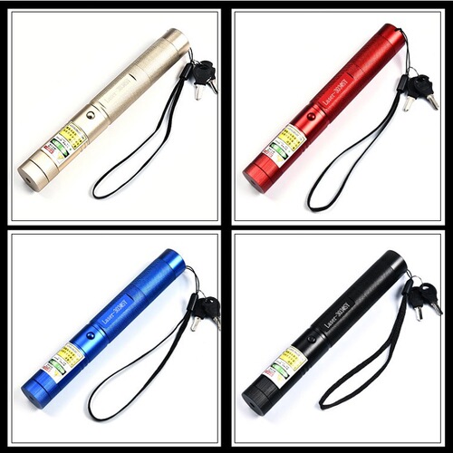 Factory direct sales green laser flashlight 303 laser light starry sky flashlight pointer sales driving school flashlight