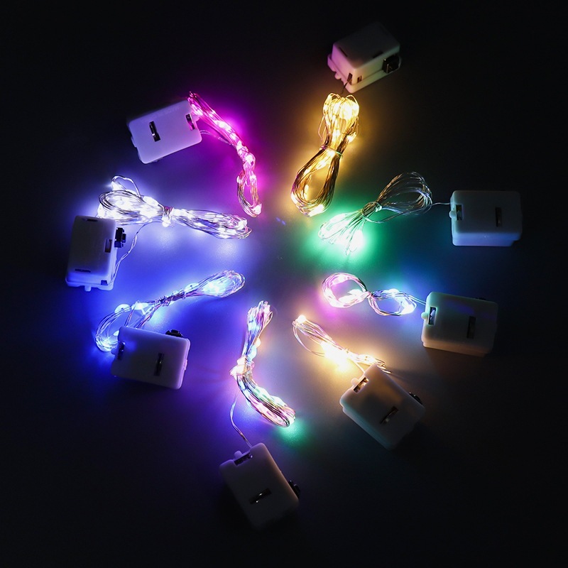 decorate Flash 3 function One meter ten light string LED luminescence Gift box Decorative lamp Cake Decorative lamp