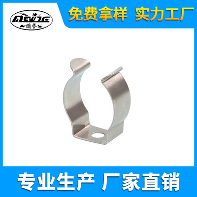 T7不锈钢304LED包胶灯管扣夹 固定夹T7LED不锈钢支架 防水灯夹片|ru