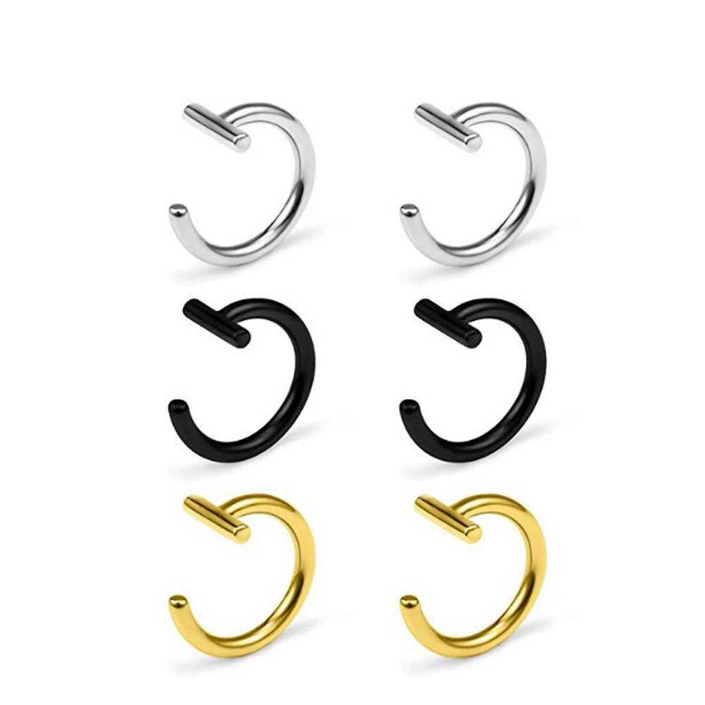 Пирсинг для носа из нержавеющей стали, пирсинг для губ, аксессуар, прямые поставки с завода