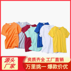 kids兒童圓領T恤幼兒園班服校服免費印圖演出文化衫一件代銷