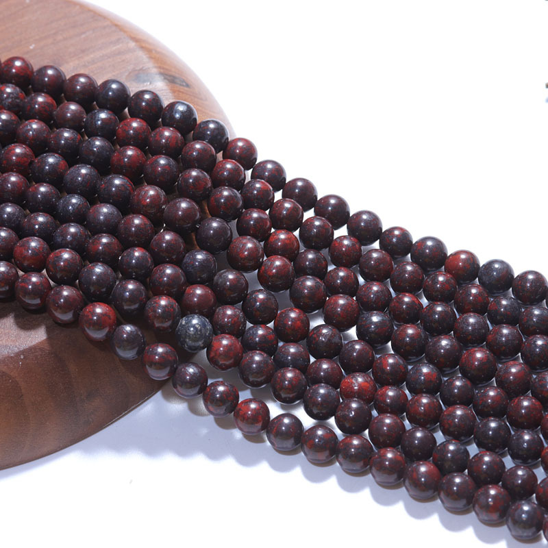 Natural Bloodstone Loose Beads Wholesale Diy Jewelry Accessories display picture 3