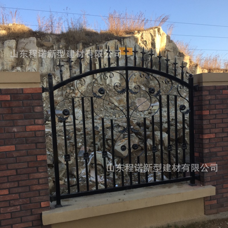 定做锌钢护栏铁艺围栏围墙护栏小区别墅围墙护栏杆学校工厂