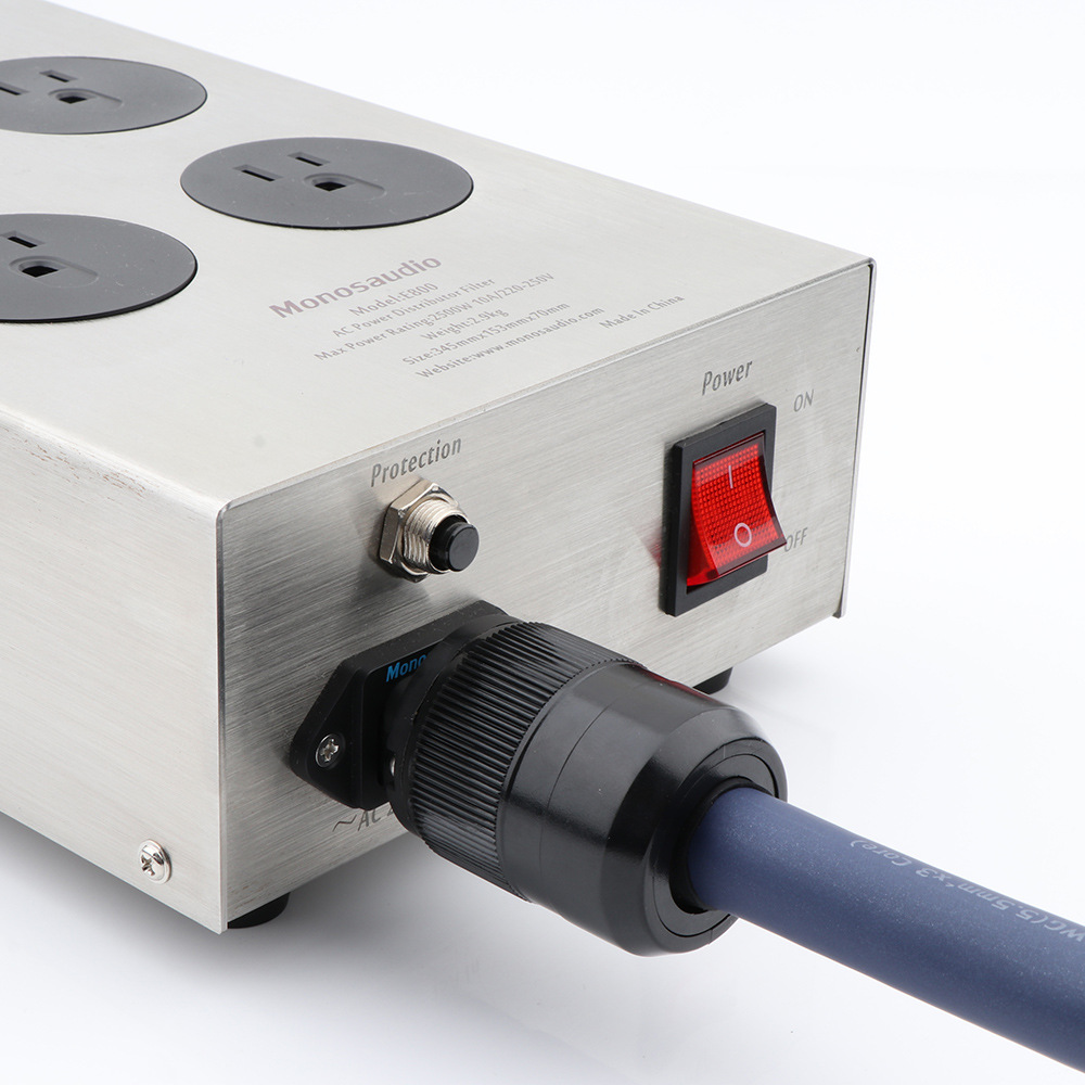 단일 오디오 열 오디오 전원 필터 유럽 HIFI 전력 증폭기 전력 정화 필터 소켓